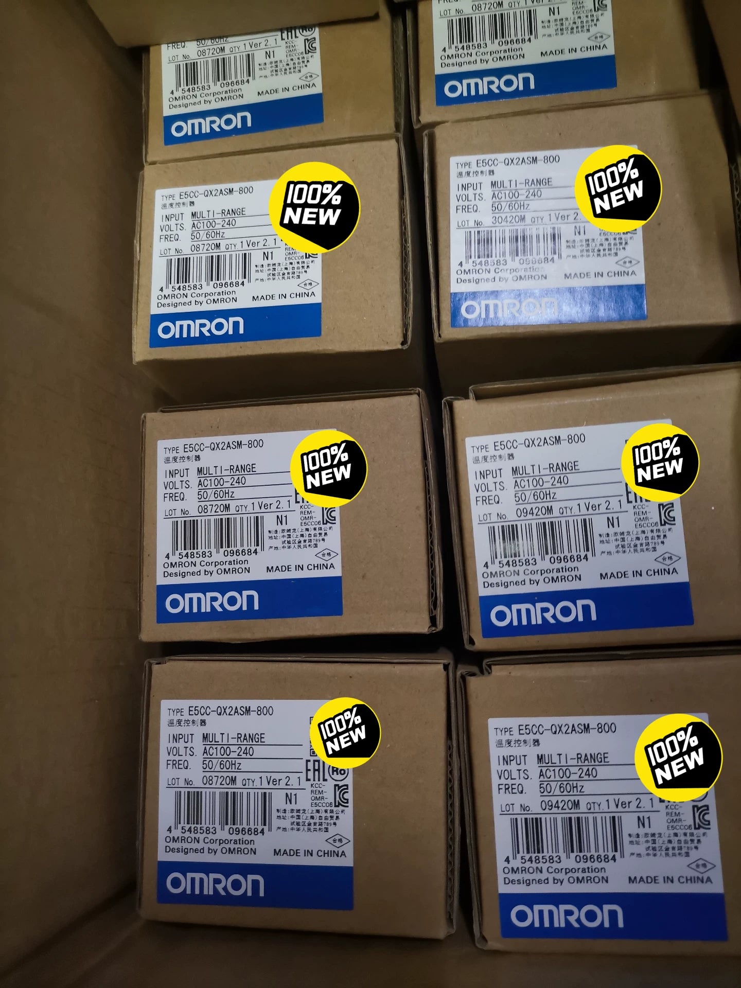 1pc New   Omron E5CC-QX2ASM-800