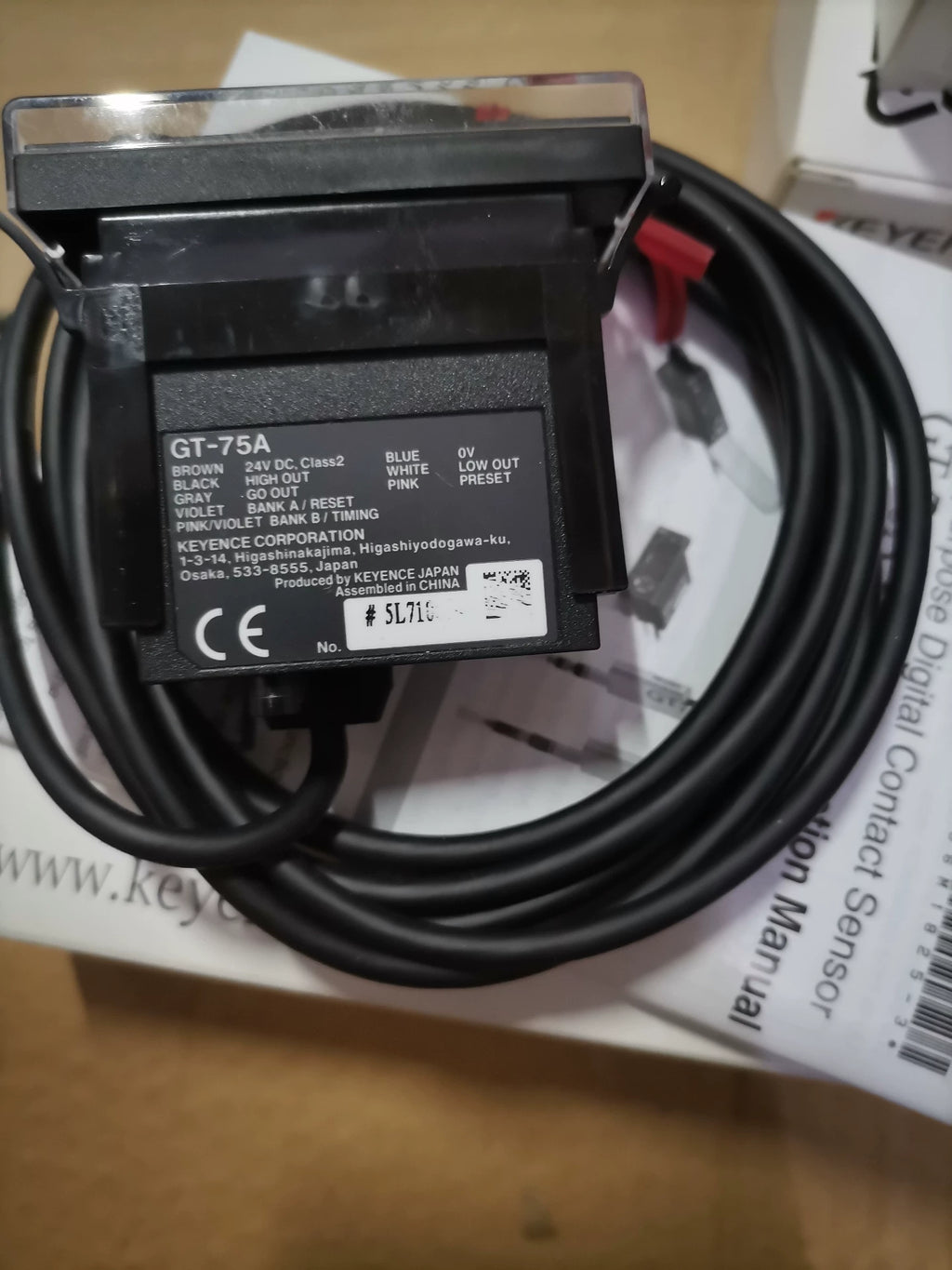 1pc New   KEYENCE GT-75A