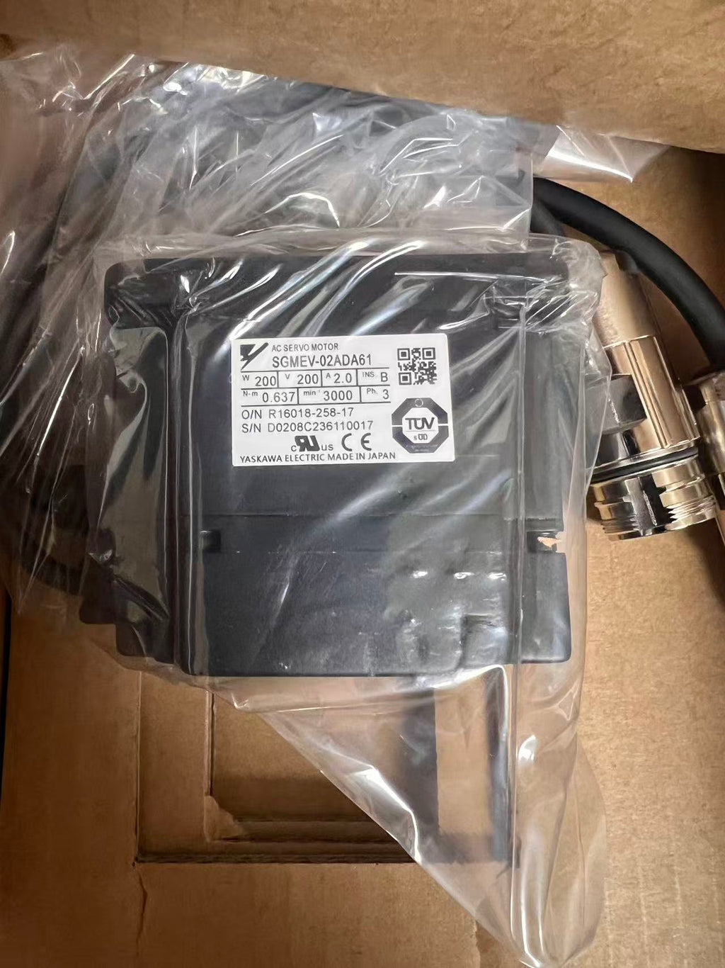 New Yaskawa SGMEV-02ADA61